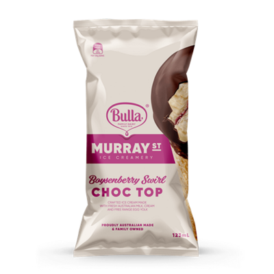 Bulla Murrayst Choc Top Boysenberry Swirl 123ml