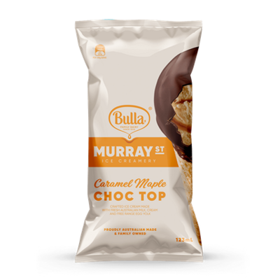 Bulla Murrayst Choc Top Caramel Maple 123ml