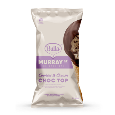 Bulla Murrayst Choc Top Cookies & Cream 123ml