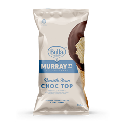 Bulla Murrayst Choc Top Vanilla Bean 123ml