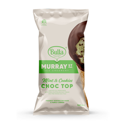 Bulla Murrayst Choc Top Mint & Cookies 123ml