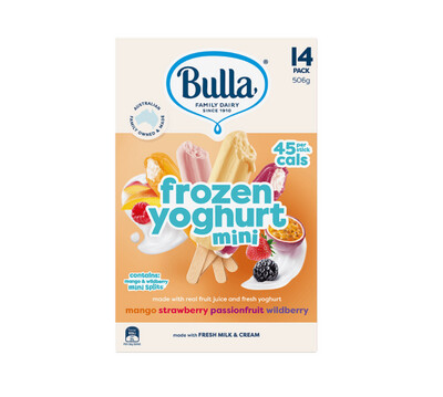 Bulla 97% FF Minis Fruit &amp; Yogurt Pack 14&#39;s