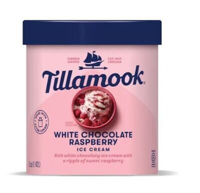 Tillamook White Chocolate Raspberry 1.42L