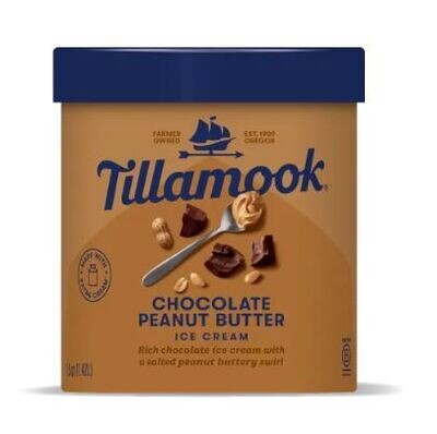 Tillamook Chocolate Peanut Butter 1.42L