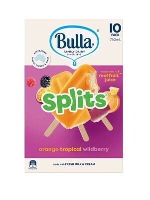 Bulla Splits TWO Variety Pack 10's
