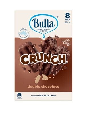 Bulla Crunch Double Choc 8's