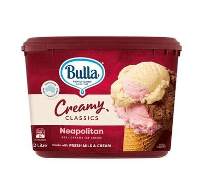 Bulla Creamy Classics Neapolitan 2L