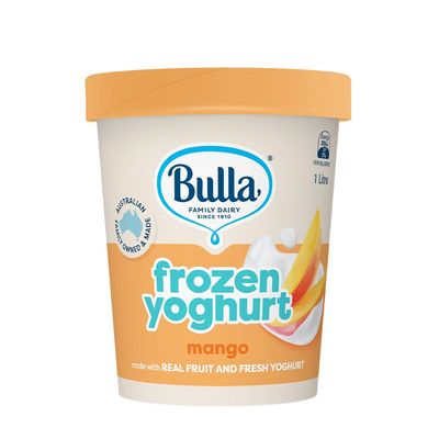 Bulla 97% Fat-Free Frozen Yogurt Mango 1L
