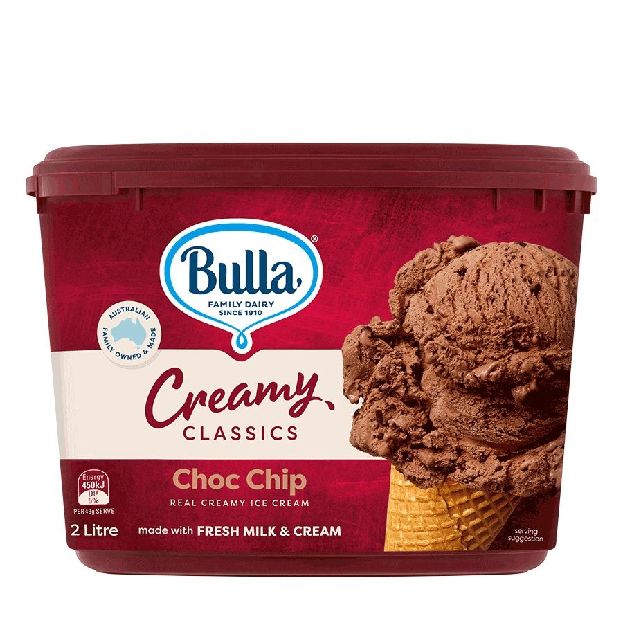 Bulla Creamy Classics Choc Chip 2L