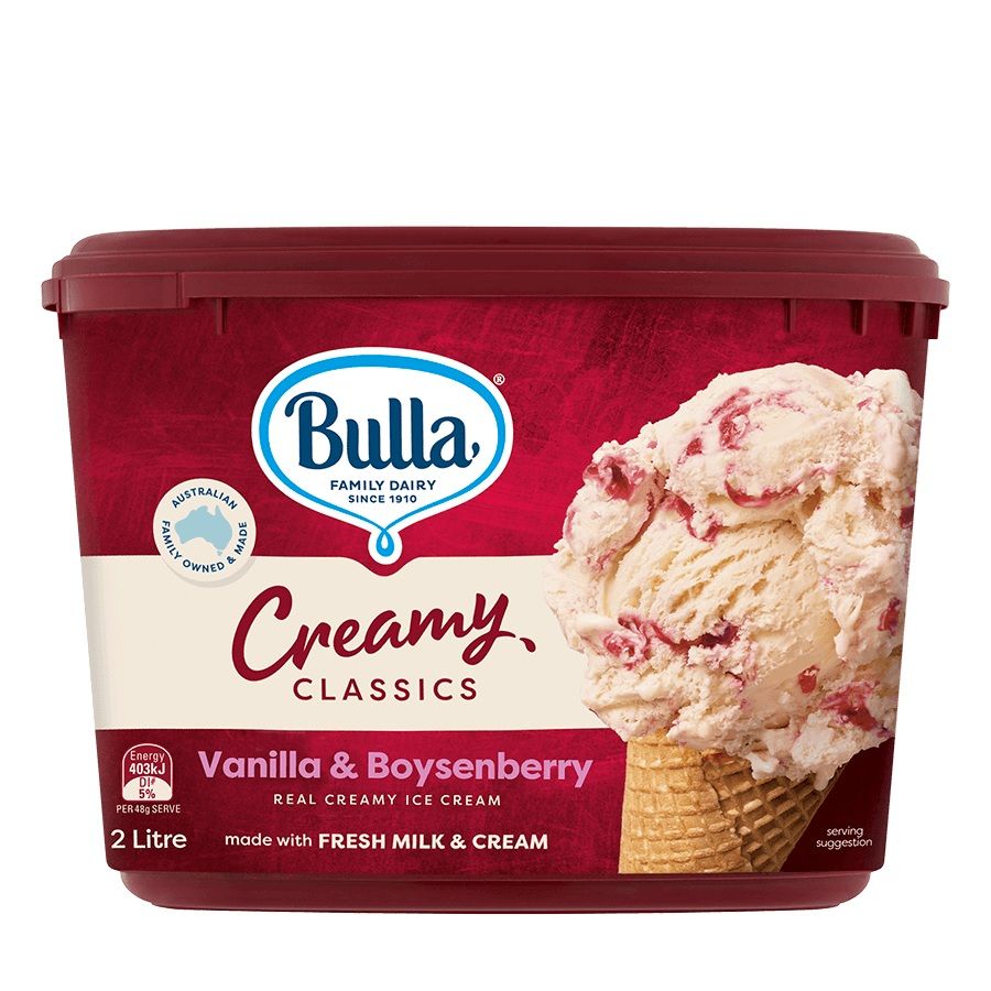 Bulla Creamy Classics Boysenberry 2L