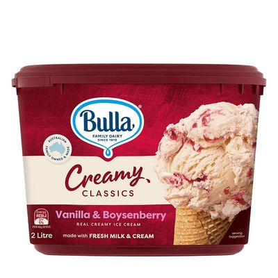 Bulla Creamy Classics Boysenberry 2L