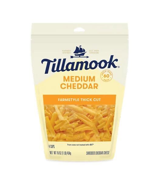 Tillamook Shredded Medium Cheddar 8oz
