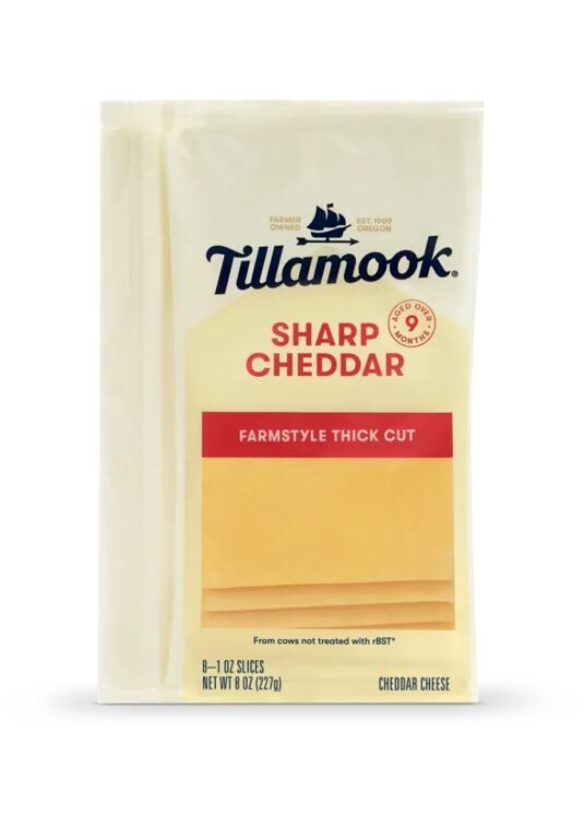 Tillamook Sliced Sharp Cheddar 8oz