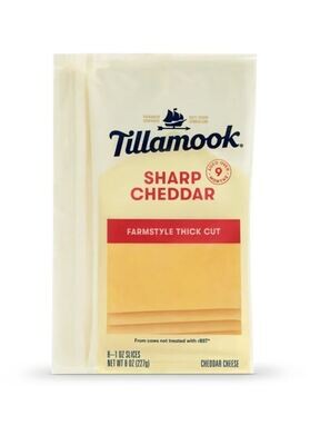 Tillamook Sliced Sharp Cheddar 8oz