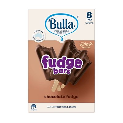 Bulla Fudge Bar - Chocolate Fudge 8s