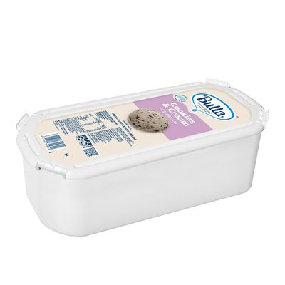 Bulla Cookies &amp; Cream Ice Cream Tray 5L