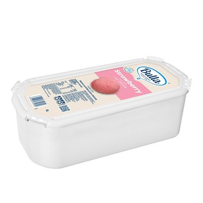 Bulla Strawberry Ice Cream Tray 5L