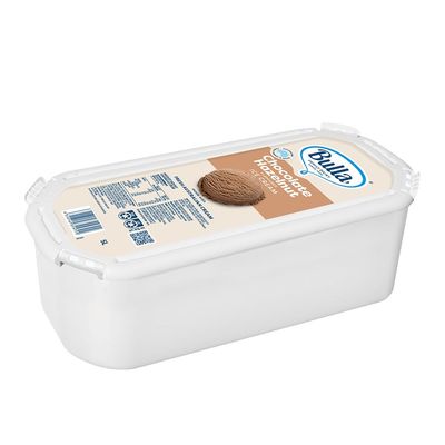 Bulla Chocolate Hazelnut Ice Cream Tray 5L