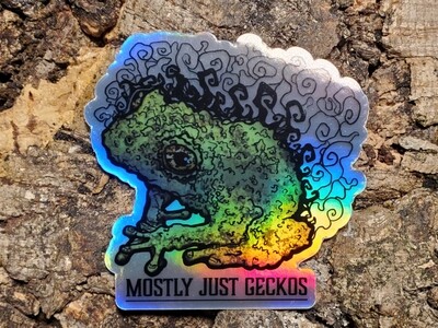 Mossy Chrome Sticker