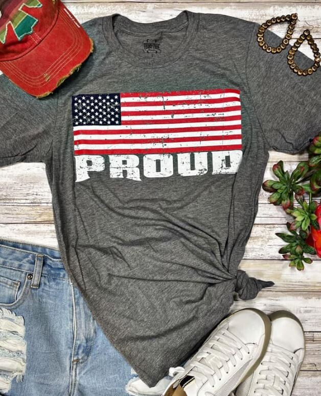 America Proud Unisex Graphic Tee - S