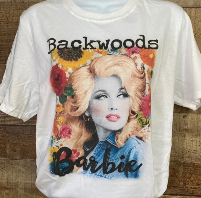 Backwoods Barbie Graphic Tee with Dolly - XL
