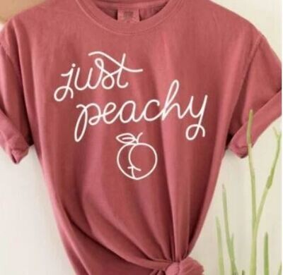 Just Peachy Tee - S