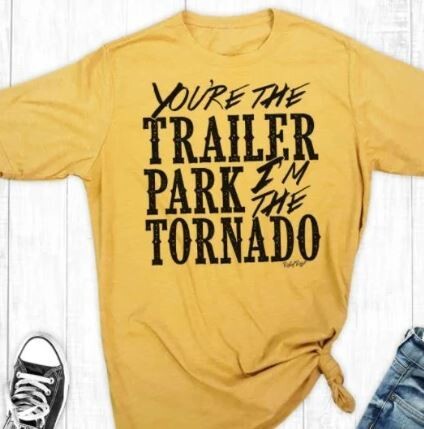 You're The Trailer Park I'm The Tornado Tee - S