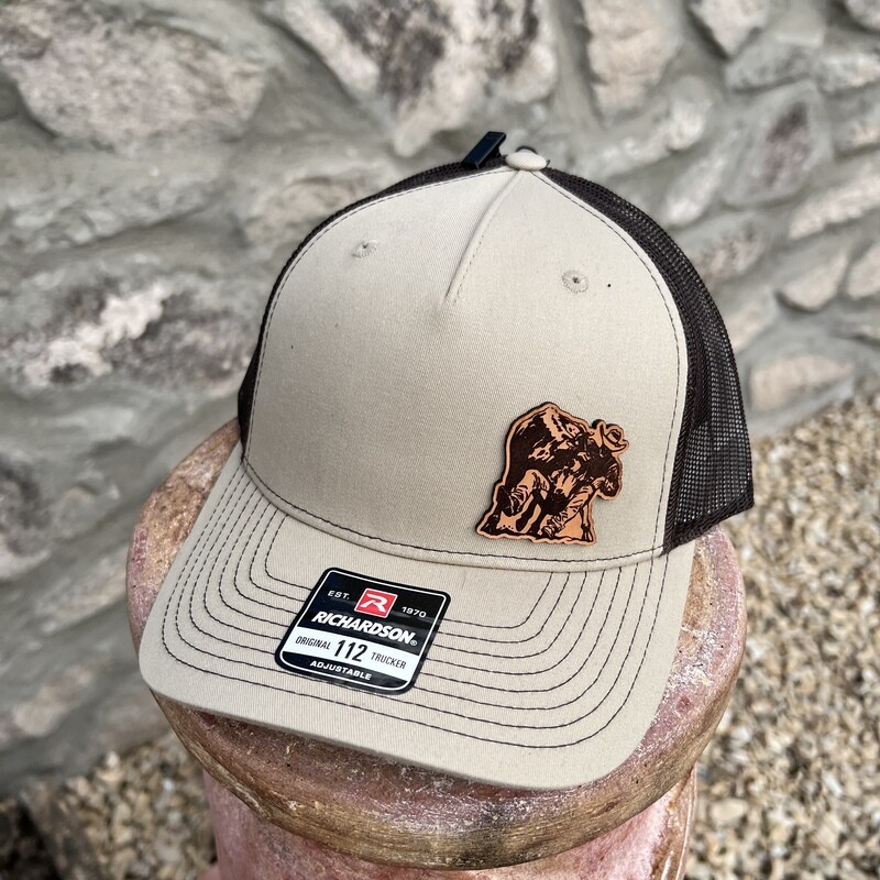 Tan/Coffee  Rodeo Patch Richardson 112 Hat
