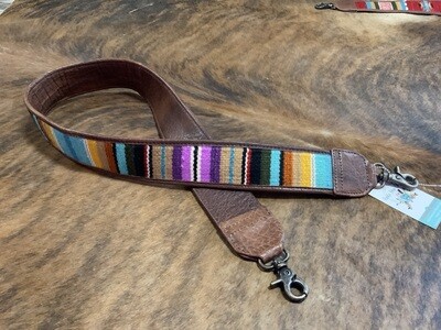 Multicolor Saddle Blanket Purse Strap