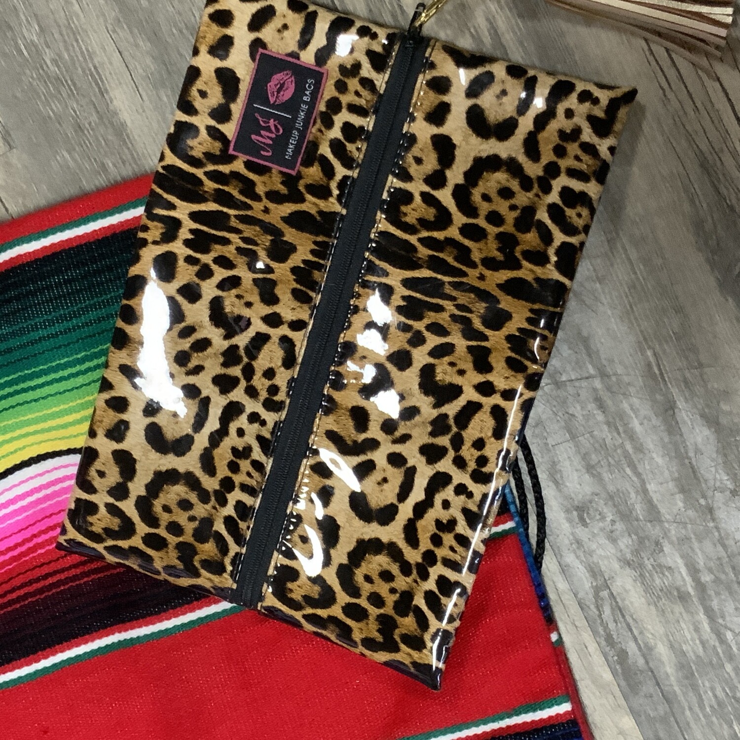 Make Up Junkie Bags Large Size - Leopard