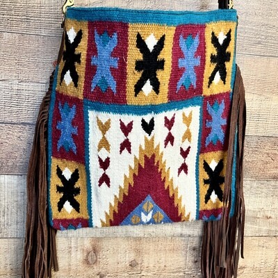 Multi Color Aztec Saddle Blanket American Darling Bag ADBGA218C