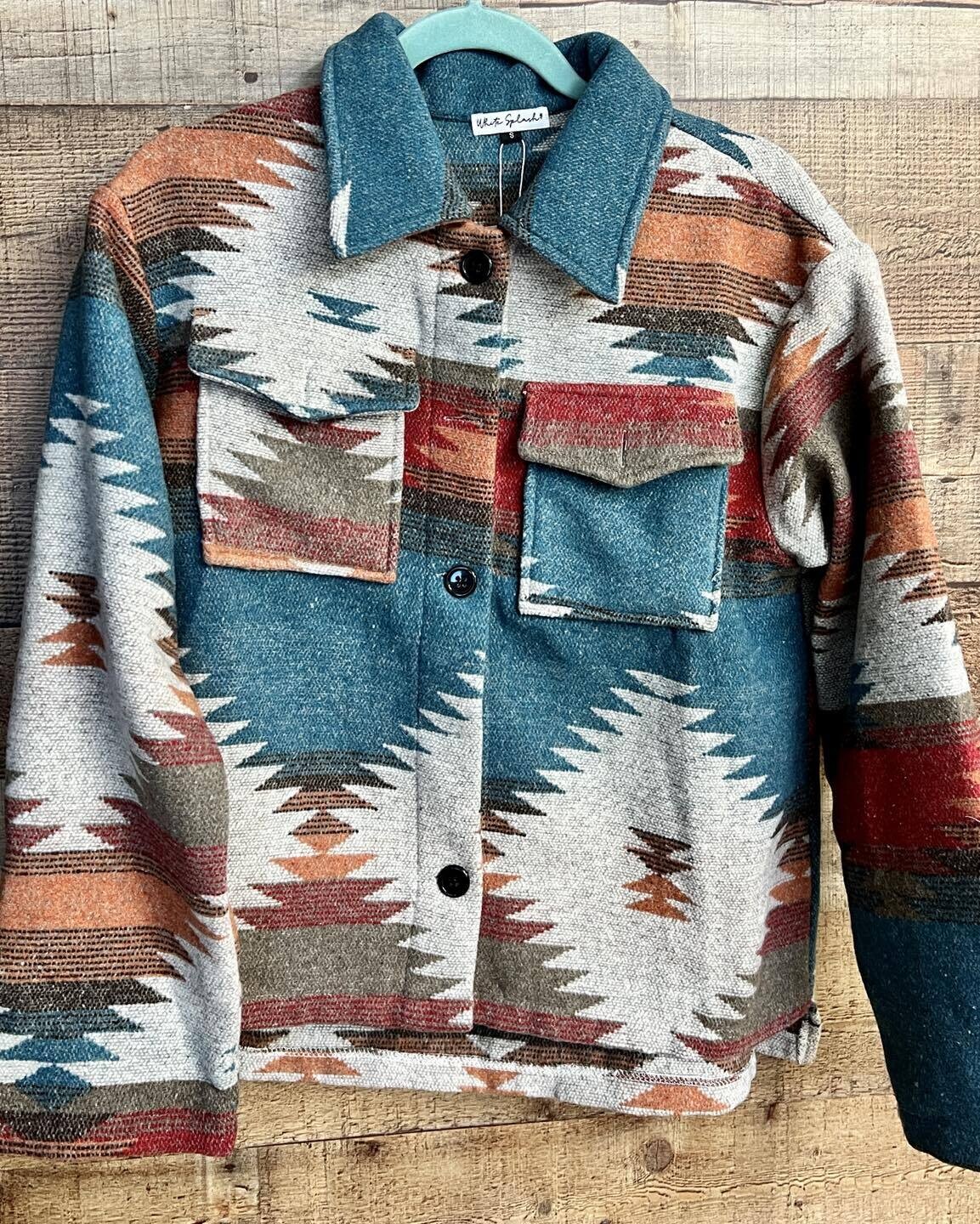Aztec Print Jacket