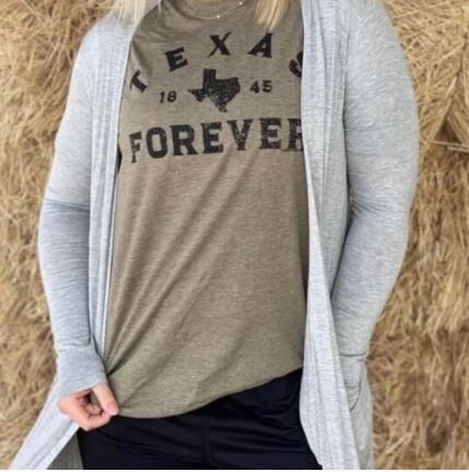 Heather Gray Long Cardigan