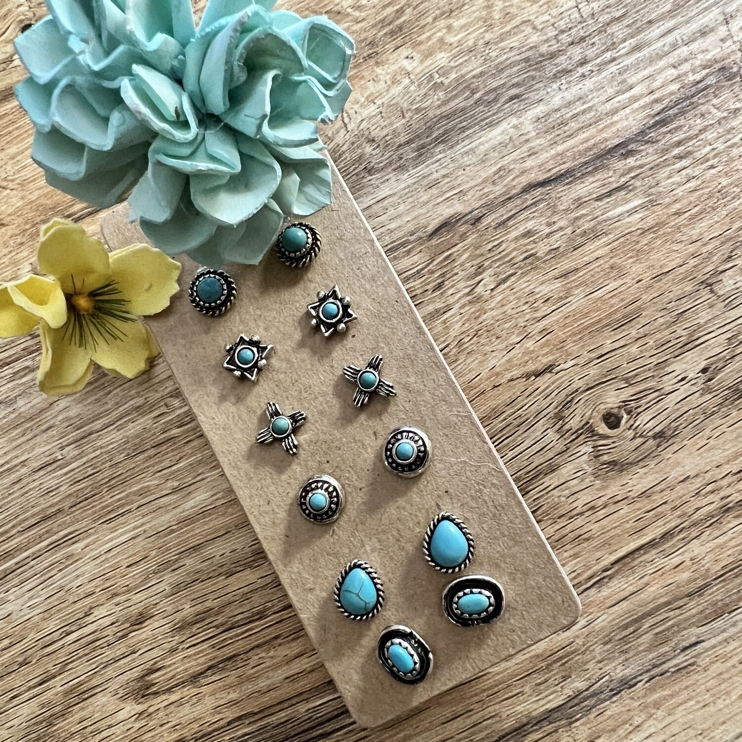 Turquoise Post Earring Collection