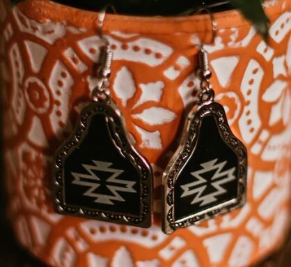 Aztec Eartag Earrings