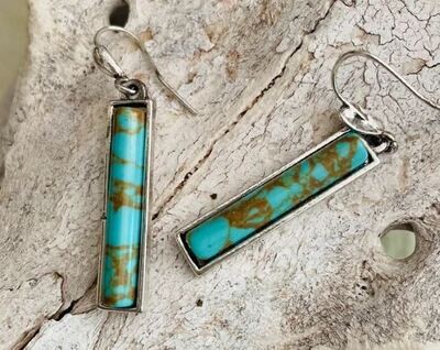 Turquoise Stick  Earrings