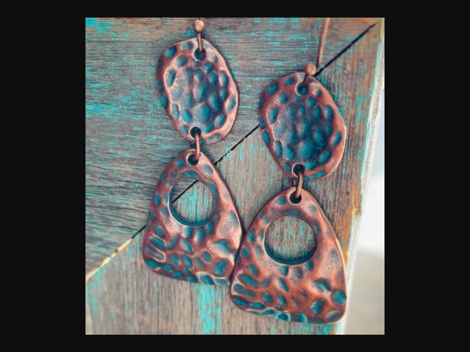 Bronze Patina Earrings