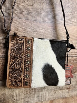 Cowhide Leather Mid Size American Darling Crossbody
