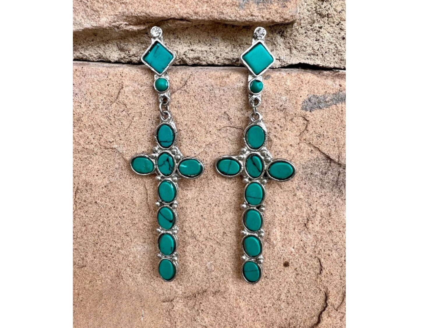 Faithful Cross Earrings