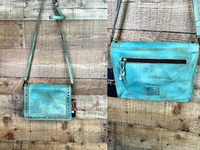 Turquoise Teal Crossbody Bag 