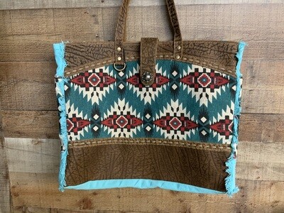 Turquoise Tribe Weekender Bag 