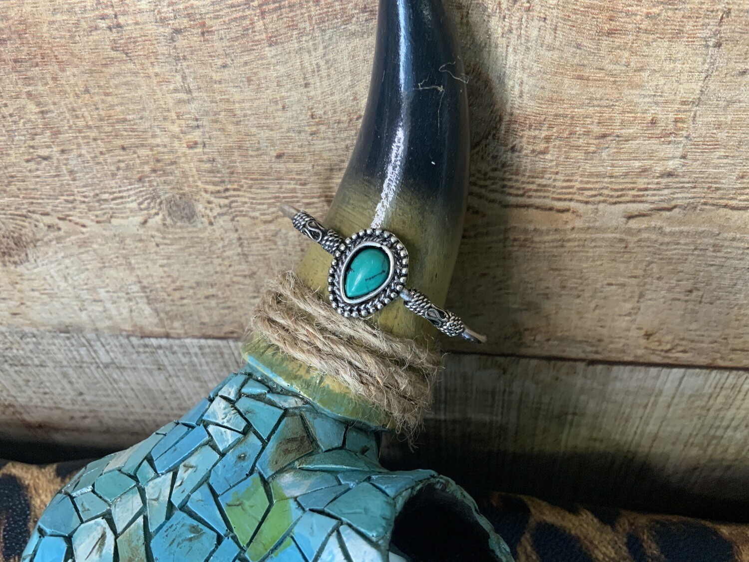 Teardrop Turquoise Cuff Bracelet