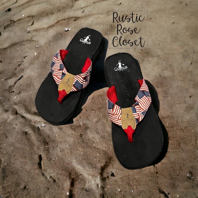 Flag Pattern Flip Flops 