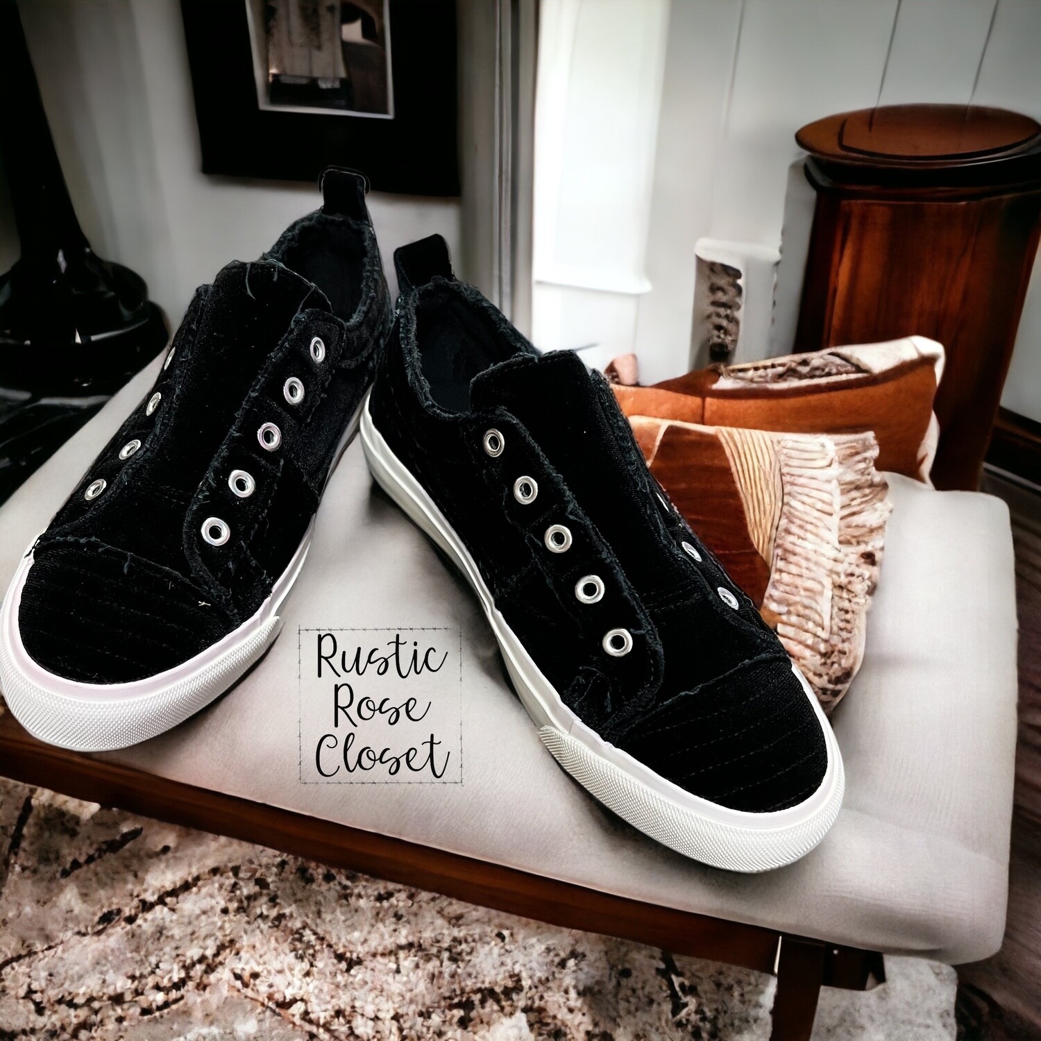 Black Velvet Corkys Babalu Sneakers 
