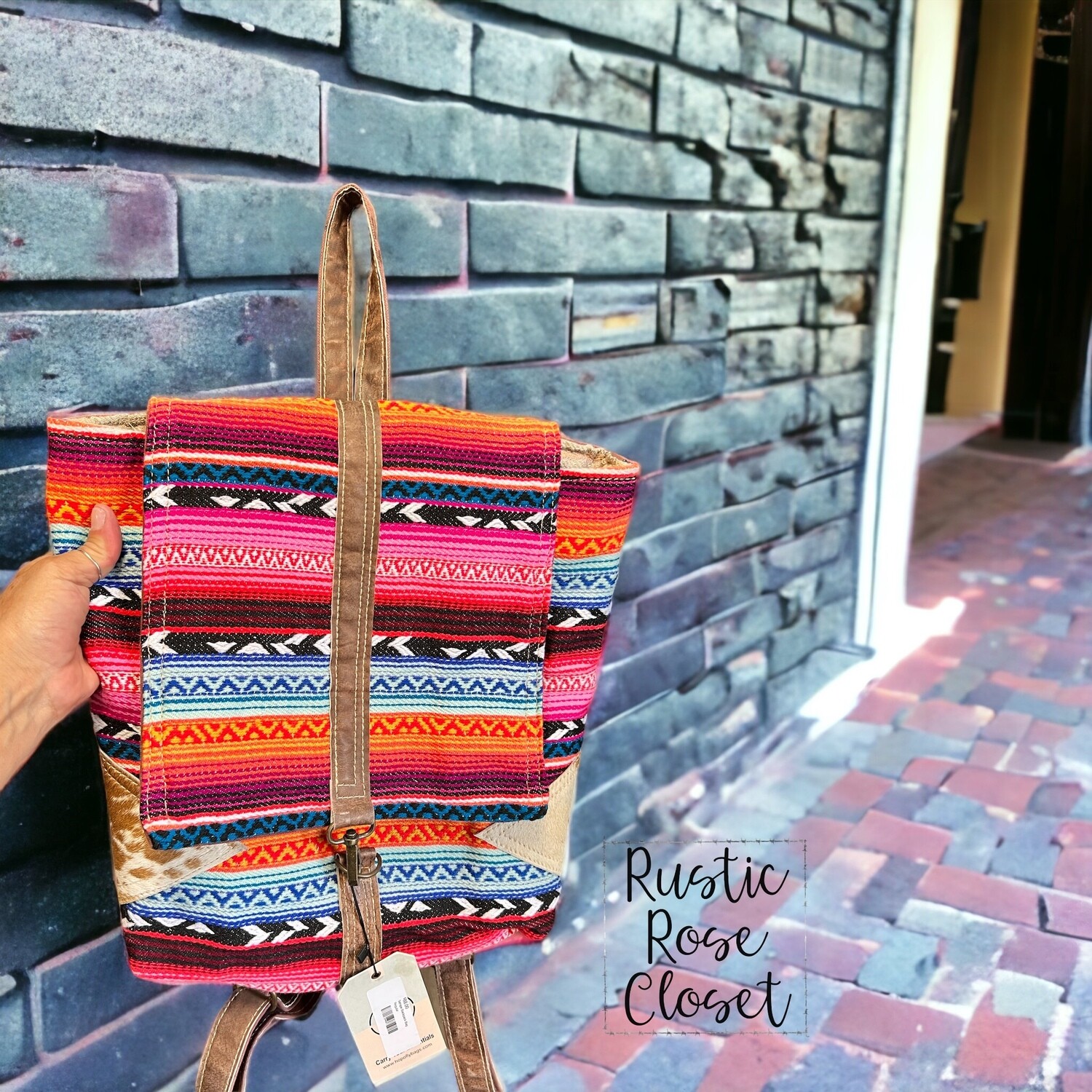 Serape Backpack Bag