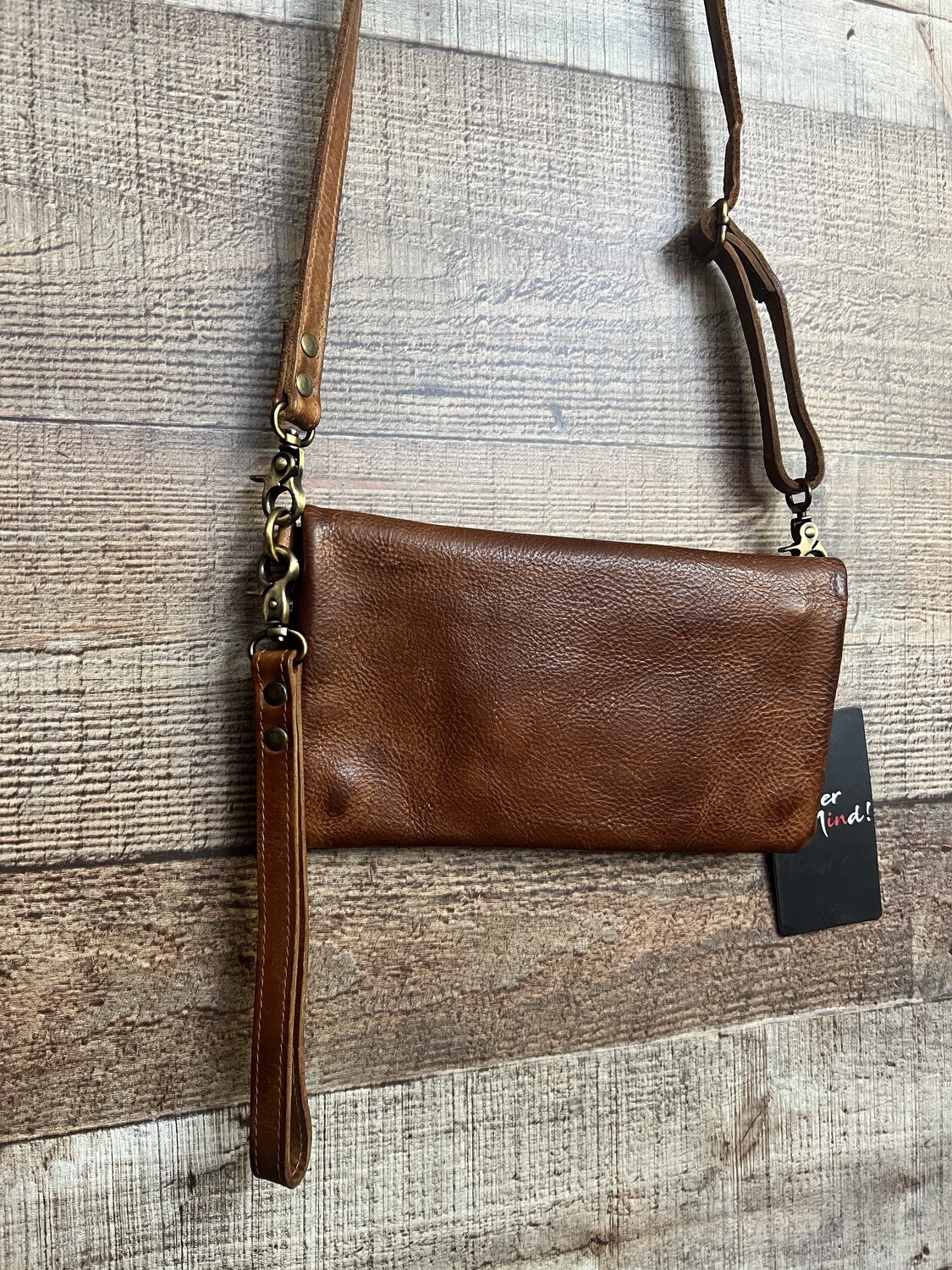 Soft Leather Wallet Crossbody