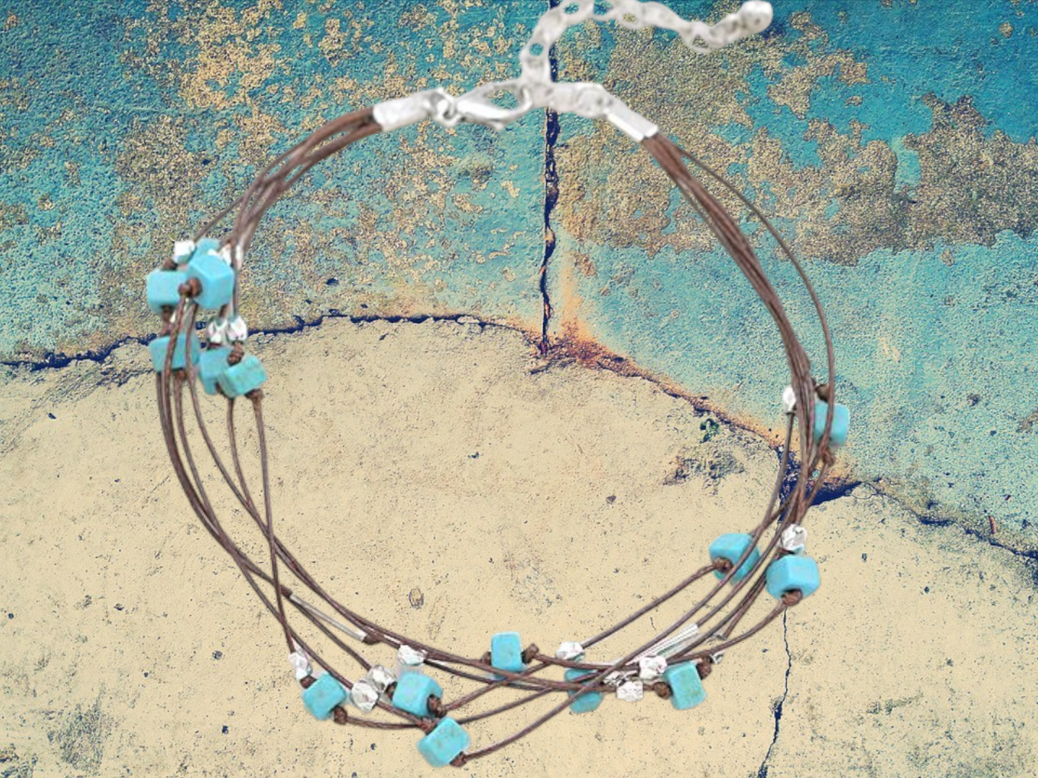 Turquoise Multi Strand Bracelet