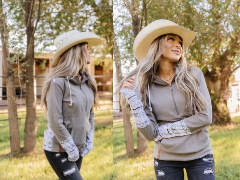 Ampersand Halfzip Sweatshirt-Take Me Away