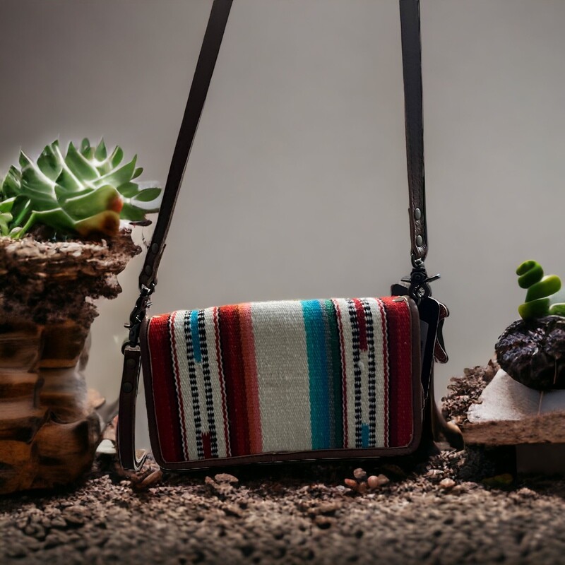 Serape Saddle Blanket Organizer Wallet 