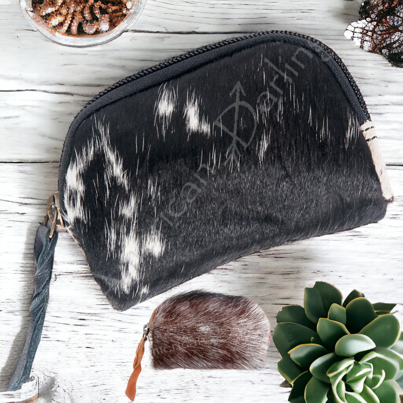 Cowhide Coin Purse